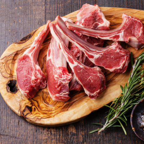Bone-in Lamb Parts With Cuts