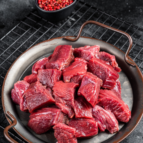 Boneless Venison Parts With Cuts